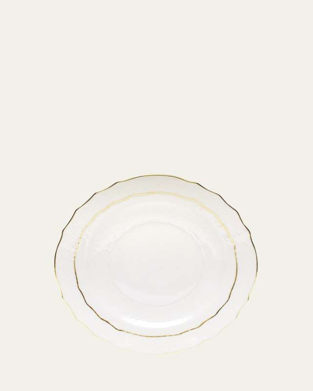 Golden Edge Salad Plate